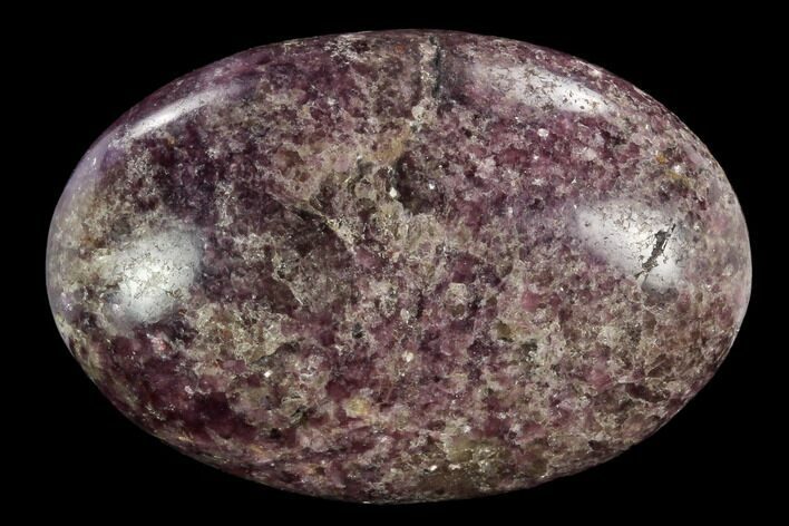 Sparkly, Purple Lepidolite Palm Stone - Madagascar #119272